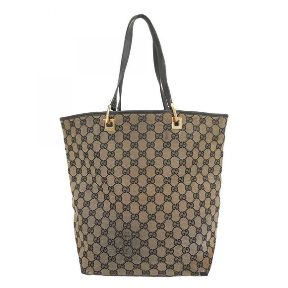 Tote Bag GG Canvas 002 1098 Canvas Brown Black Chien Pan...